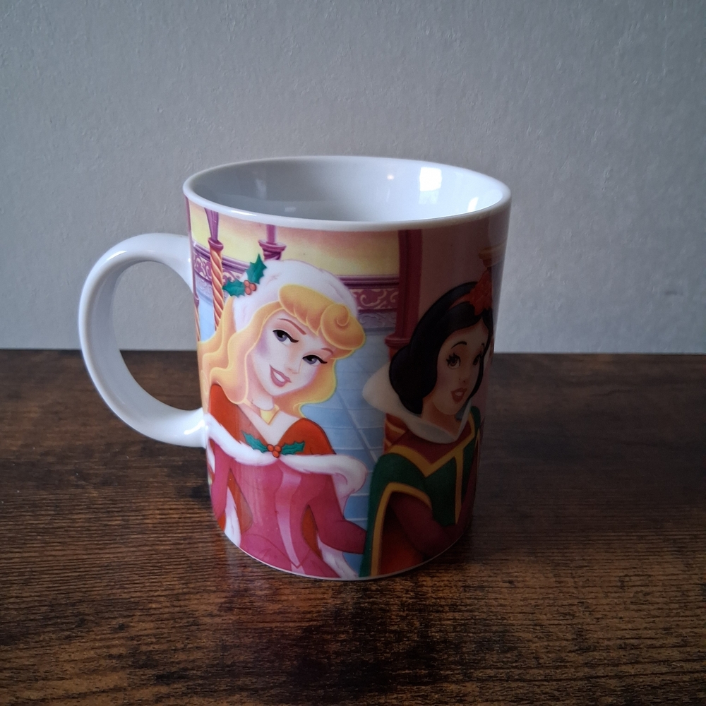 Enesco Disney Princess Mug - Pink and Black